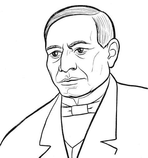 Dibujos Para Colorear De Benito Juárez Desontis