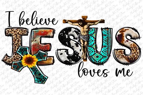 Christian Sublimation Western Jesus Png Graphic By Mintycoffeeartstore