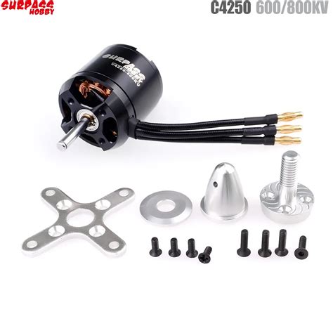 SURPASS HOBBY 3520 C4250 600KV 800KV Brushless Motor For RC Airplane