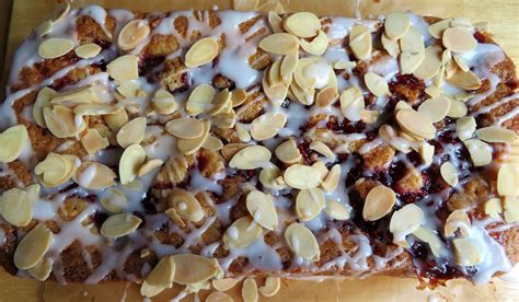 Small Batch Bakewell Blondies The English Kitchen