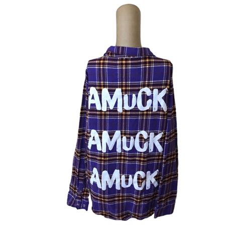 Disney Tops Disney Cakeworthy Hocus Pocus Sarah Amuck Purple Flannel Top Size 2xl Poshmark