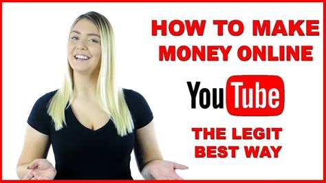 How To Make Money Online The Legit Best Way Youtube