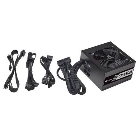 Corsair Cx450m 450w 80 Plus Bronze Semi Modular Power Supply Cp