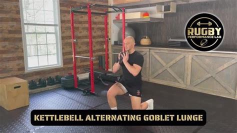 Kettlebell Alternating Goblet Lunge Exercise Library Fitness Youtube