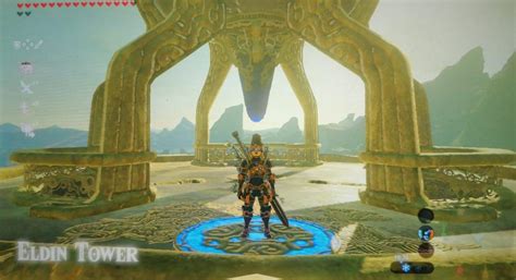 Eldin Tower Botw Sheikah Tower Guide The Legend Of Zelda Breath Of