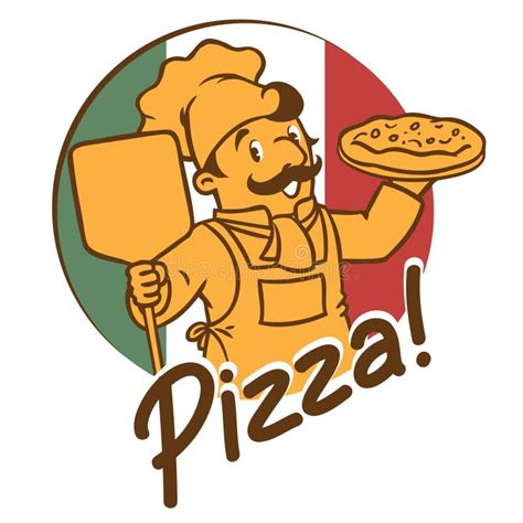 Pizza Chef Vector Illustration Stock Illustration Illustration Of