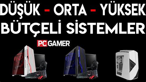 Hazir Pc Nceled M D K Orta Y Ksek B T El Hazir Oyun Pc