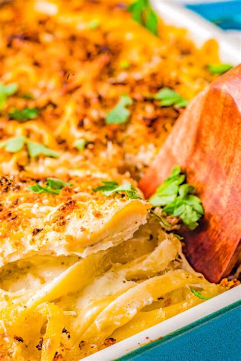 Homemade Baked Chicken Alfredo Averie Cooks