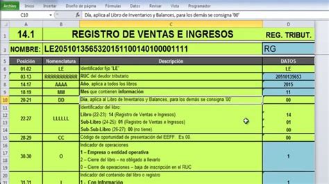 LIBROS ELECTRÓNICOS SUNAT PLE V 5 0 REGISTRO DE VENTAS E 14 1 YouTube