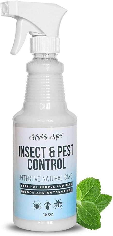 Mighty Mint 16oz Insect And Pest Control Peppermint Oil Natural Spray For Spiders Ants And