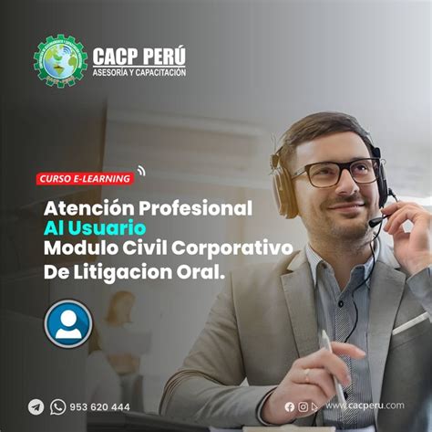 Cacp Perú Curso Atención Profesional Al Usuario Modulo Civil