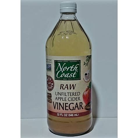 North Coast Organic Raw Unfiltered Apple Cider Vinegar Ml Shopee