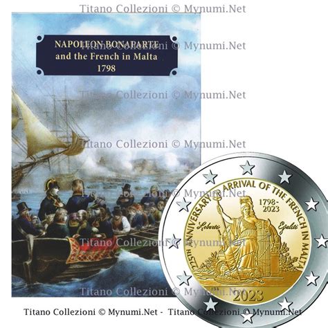 Euro Malta Napoleone Bonaparte E I Francesi Fdc Coincard