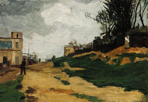 Landscape 1867 Painting by Paul Cezanne Paintings - Fine Art America