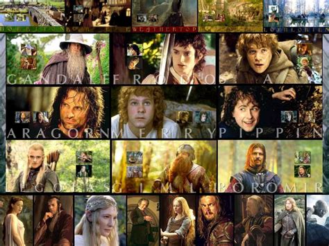 Lord of the Rings Character Wallpapers in one | Character wallpaper ...