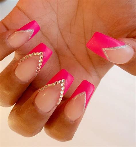 55 Trendy Colored French Tip Nails You Will Like | Xuzinuo | Page 37