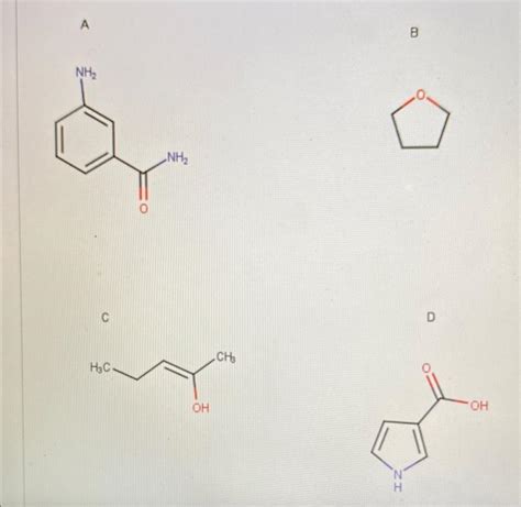 Solved which molecule has an aldehyde functional group? A-E | Chegg.com