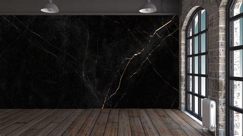 Black Marble Peel And Stick Wallpaper Etsy