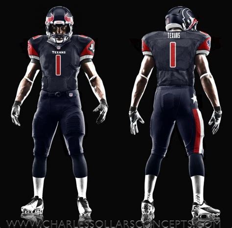 Houston Texans Uniform Concepts | Uniform design, Texans, Clothing logo