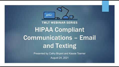 Hipaa Compliant Communications Email And Texting Youtube