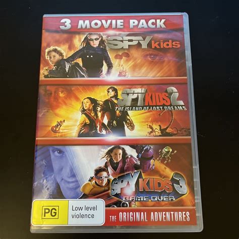 Spy Kids 1,2,3 (DVD, 2012, 3-Disc) Region 4 – Retro Unit