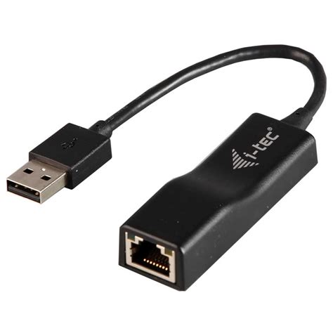 I Tec Usb 20 To Rj45 Network Adapter Black Techinn