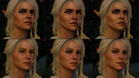 The Witcher 3 Ciri S Face Mods Vs Vanilla Graphics Mods Comparison