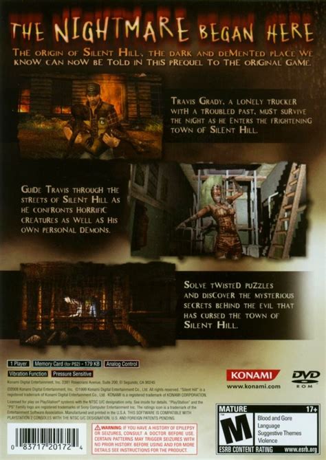 Silent Hill Origins Silent Hill Zer0 Para Playstation 2 2008