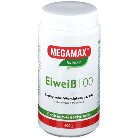 Megamax Basic Active Eiwei Erdbeer Geschmack G Shop Apotheke