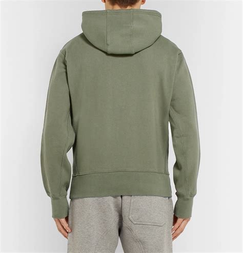 TOM FORD Oversized Logo Trimmed Garment Dyed Loopback Cotton Jersey