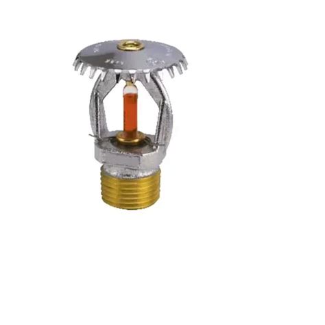 Fire Sprinkler For Fire Protection System Globe Standard Response 5mm Glass Bulb Brass Fire