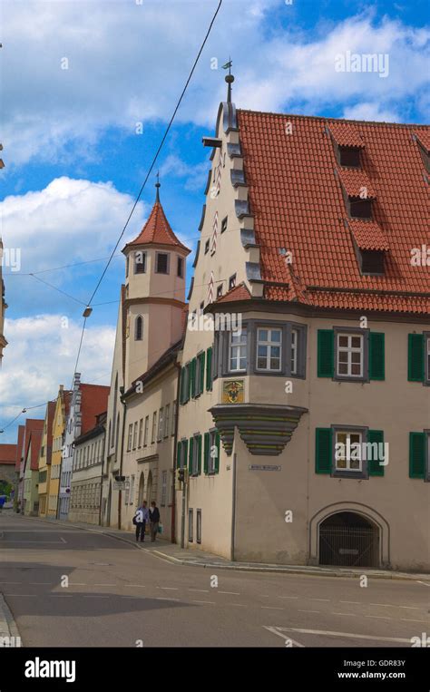 Nordlingen, Old Medieval Town, Romantic Road, Romantische Strasse ...