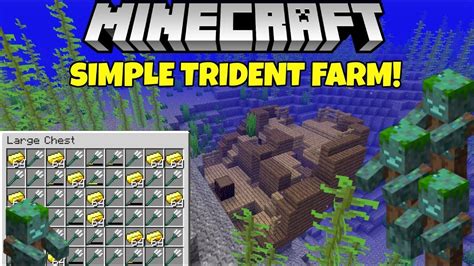 Minecraft How To Make A Trident Farm In Update Aquatic 1