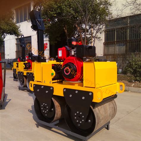 Walking Behind Double Drum Vibration Road Roller China Road Compactor