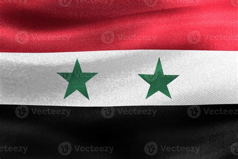 3D-Illustration of a Syria flag - realistic waving fabric flag 7292488 ...