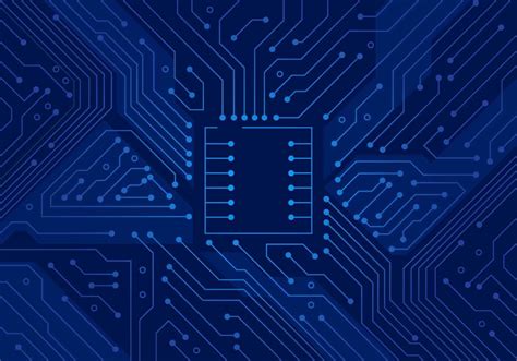 Printed Circuit Board Vector Illustration 286638 Vector Art At Vecteezy