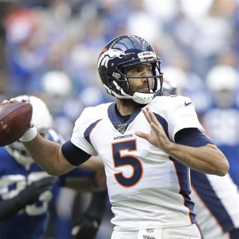 Joe Flacco Waived By Broncos After Jeff Driskel Contract Joe Flacco