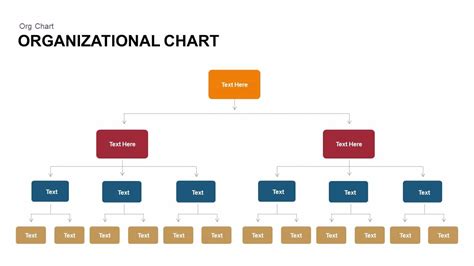 Organizational Chart And Hierarchy Keynote Template