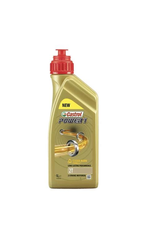 Castrol 2T Power Motorcycle Oil - 2 Stroke Engine Oil 1 Litre