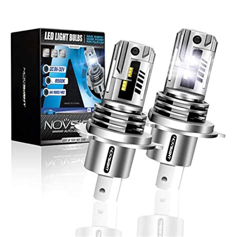 NOVSIGHT 9004 HB1 LED Headlight Bulbs 350 Super Brighter 13000 Lumens