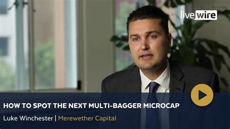 How To Spot The Next Multi Bagger Microcap Youtube