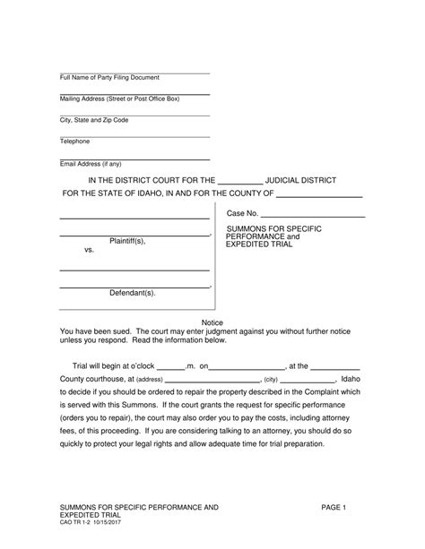 Form Cao Tr1 2 Fill Out Sign Online And Download Printable Pdf