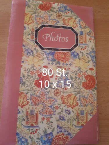 Fotoalbum Einsteckalbum 10x15 St Zahl 80 Rosa Neu EBay