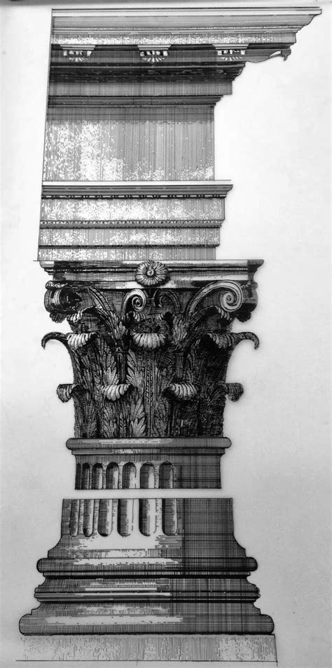 Corinthian Column Architecture Antique, Architecture Tattoo, Classical ...