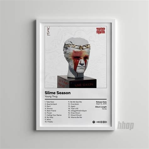 Young Thug - Slime Season - Album Poster sold by Inkration Studio | SKU ...