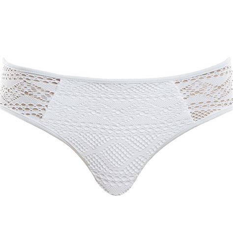 Slip De Bain Taille Basse Blanc Freya Maillots Miss Lejaby Fitancy