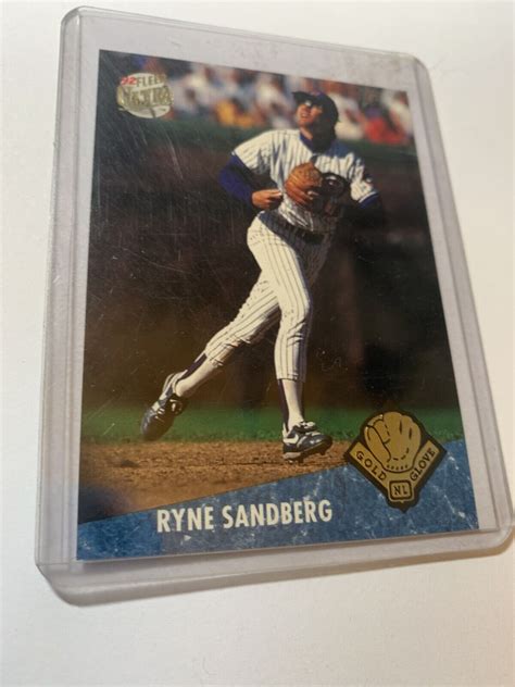 Fleer Ultra Ryne Sandberg Golden Gloves Insert Ebay