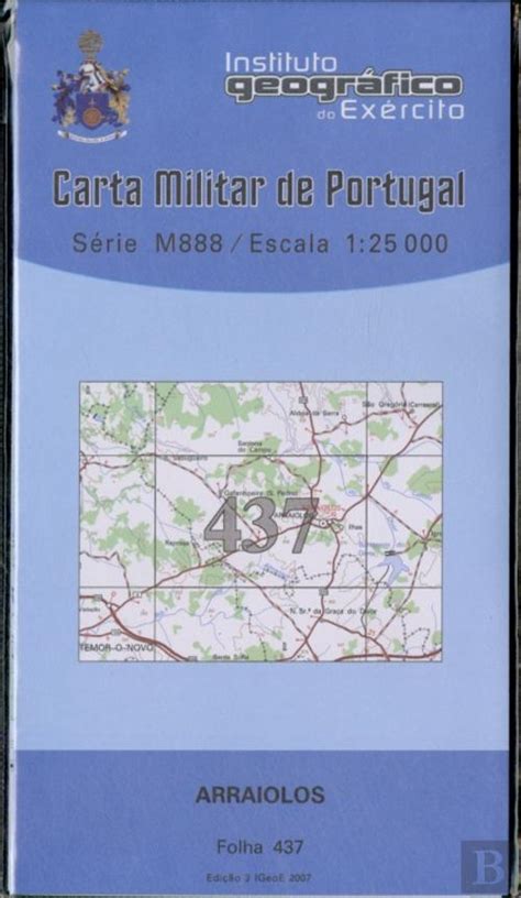 Carta Militar De Portugal Esc N Arraiolos Livro