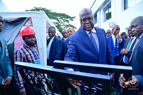 Rdc F Lix Tshisekedi Inaugure La Premi Re Maison De L Entrepreneuriat