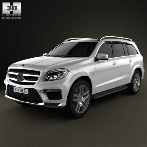 Mercedes Benz Gl Class X166 Amg 2013 3d Model Humster3d